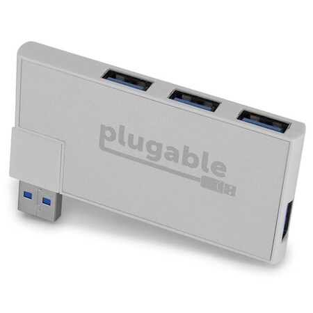 Plugable Plugable USB3-HUB4R 4-Port Compact Travel USB 3.0 Hub USB3-HUB4R